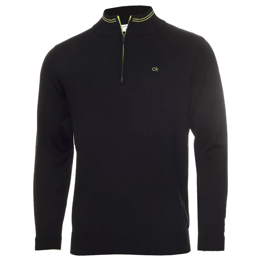 Calvin Klein Monaco Sweater - Black/Lime Built for the Bold Christmas Eve Sale