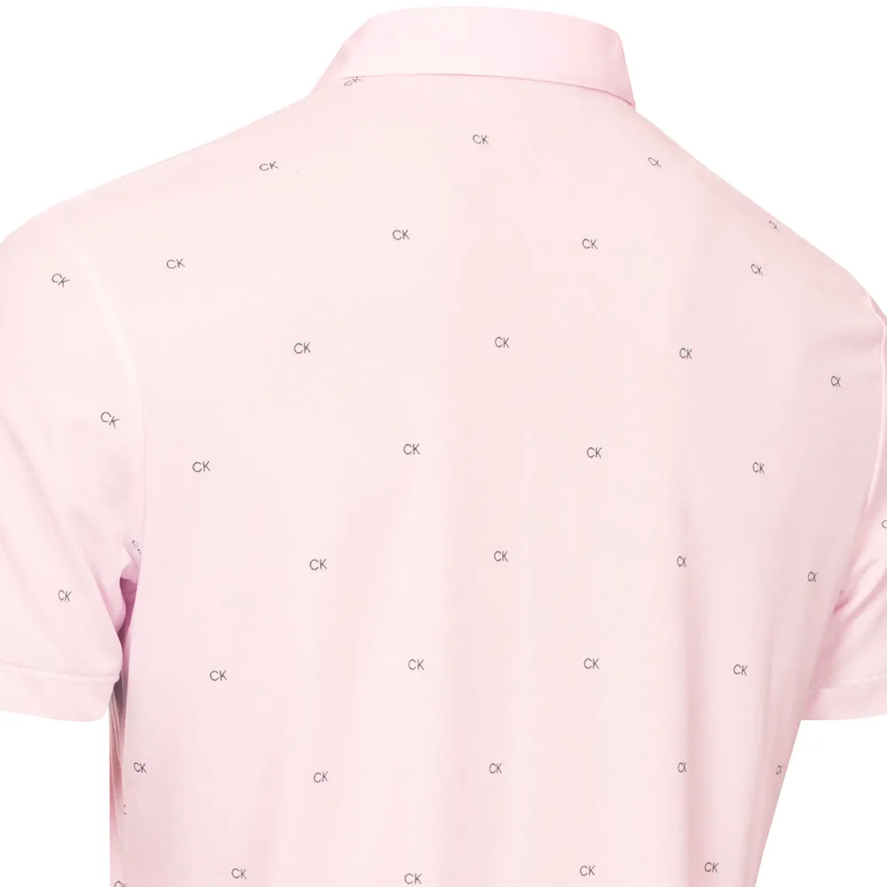 Made to Move Calvin Klein Monogram Polo Shirt - Pink