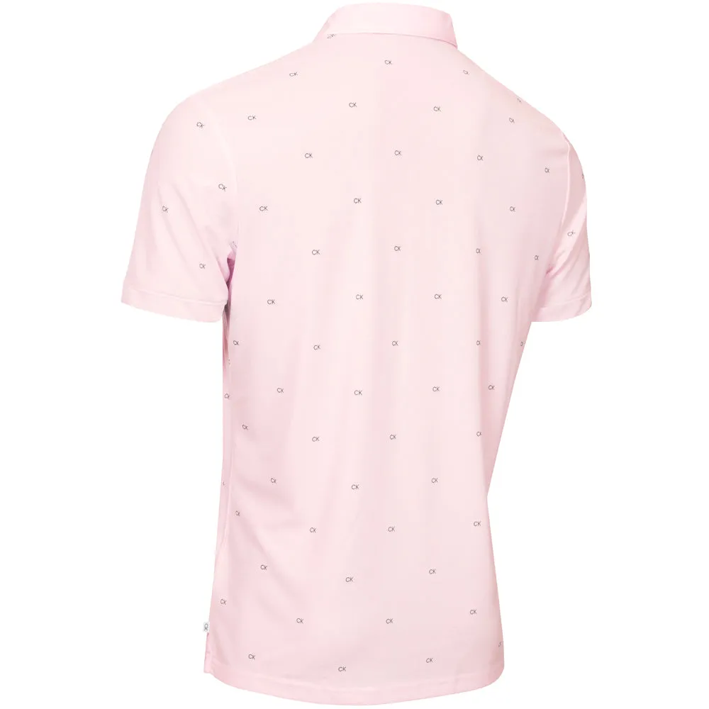 Calvin Klein Monogram Polo Shirt - Pink Born to Stand Out Economical