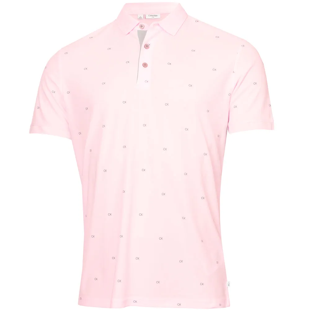 Calvin Klein Monogram Polo Shirt - Pink Define Your Own Way