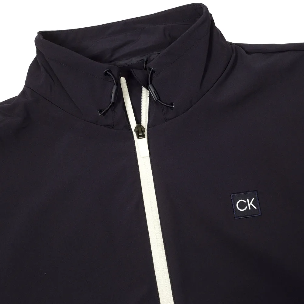 Limited Time Offer Engineered for Speed Calvin Klein Motion Full Zip Windbreaker Jacket - Navy