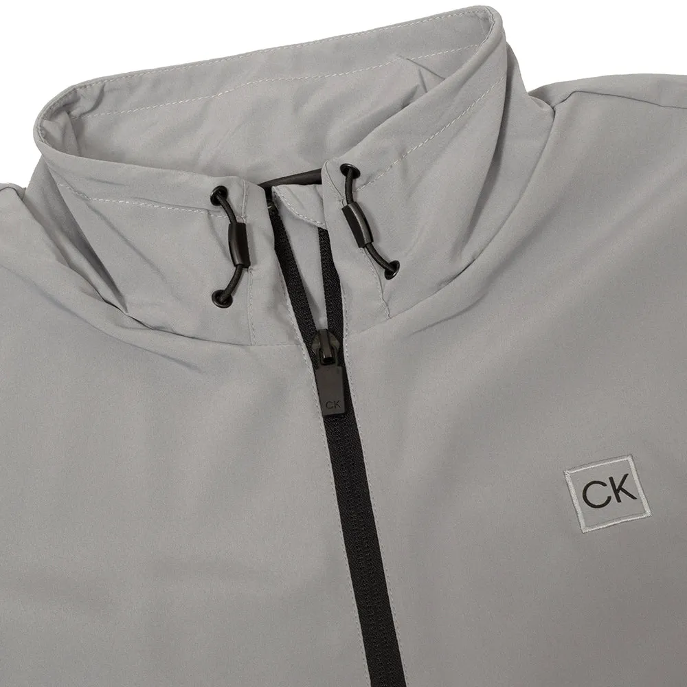 Calvin Klein Motion Full Zip Windbreaker Jacket - Silver Keep Going Strong