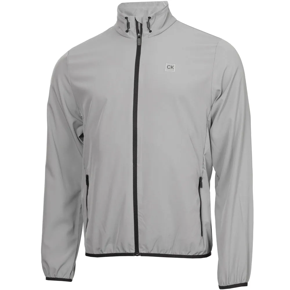 Spring Sale Not for the Ordinary Calvin Klein Motion Full Zip Windbreaker Jacket - Silver