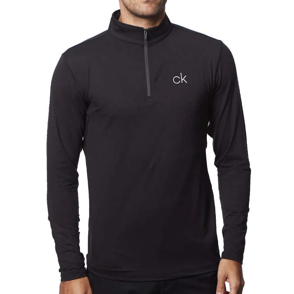 Limited Time Offer Special Offer Calvin Klein Newport 1/2 Zip Pullover - Black