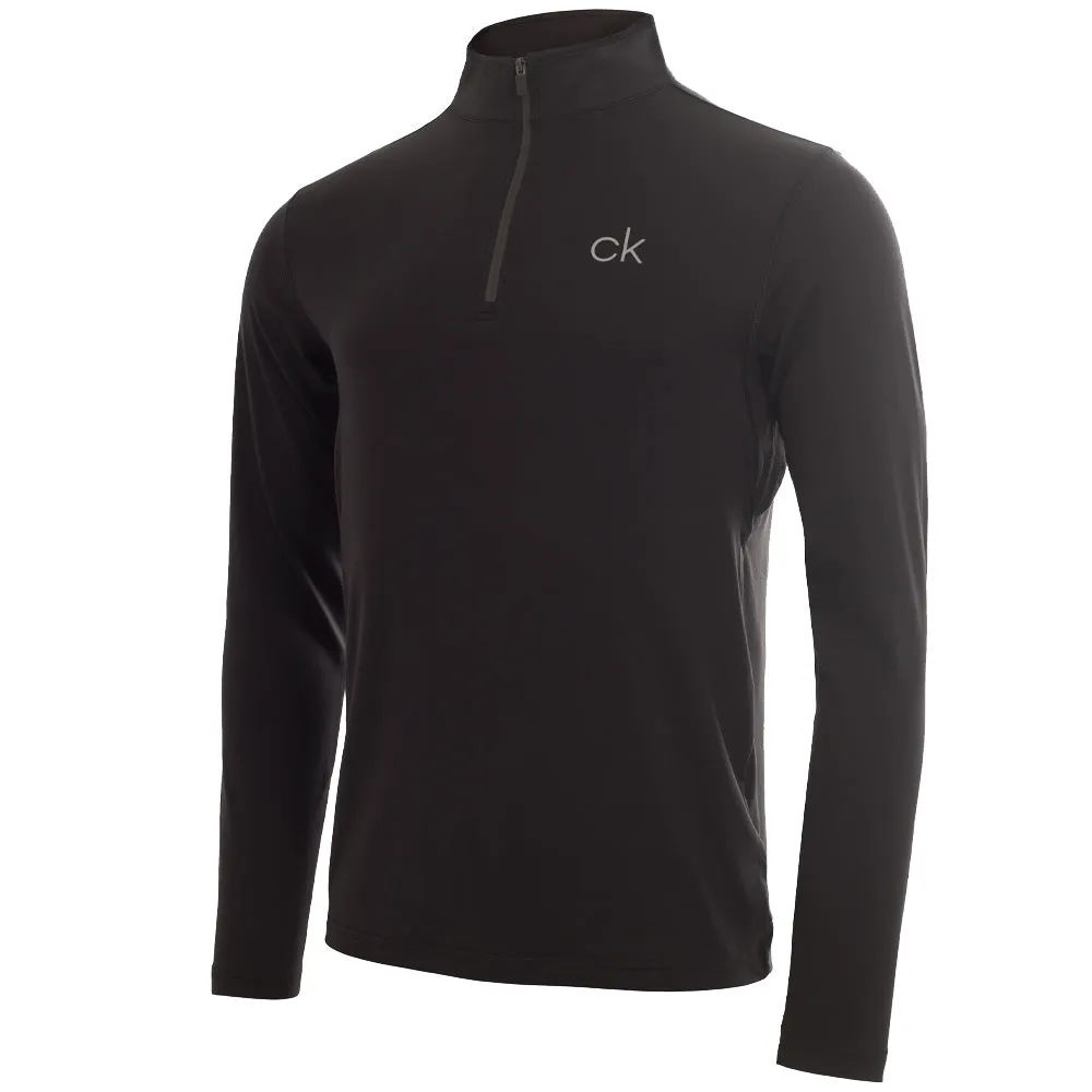 Calvin Klein Newport 1/2 Zip Pullover - Black Independence Day Sale