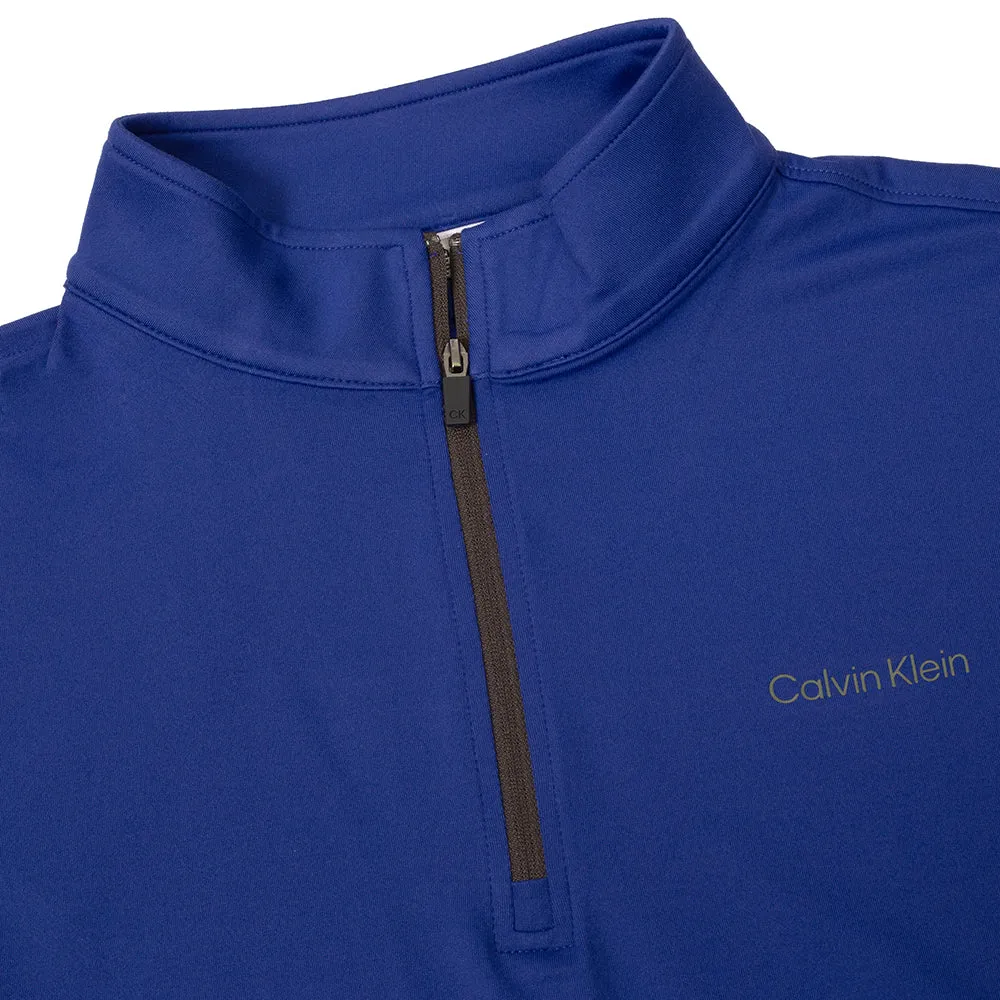Calvin Klein Newport 1/2 Zip Pullover- French Blue Stride with Confidence Move Like You Mean It