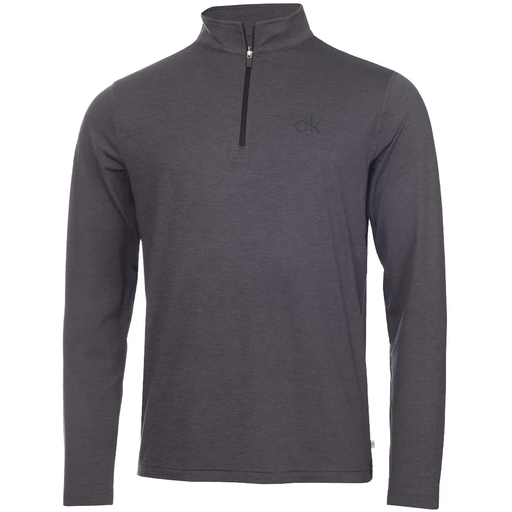 Calvin Klein Newport 1/2 Zip Pullover - Urban Marl Clearance Sale Make a Statement