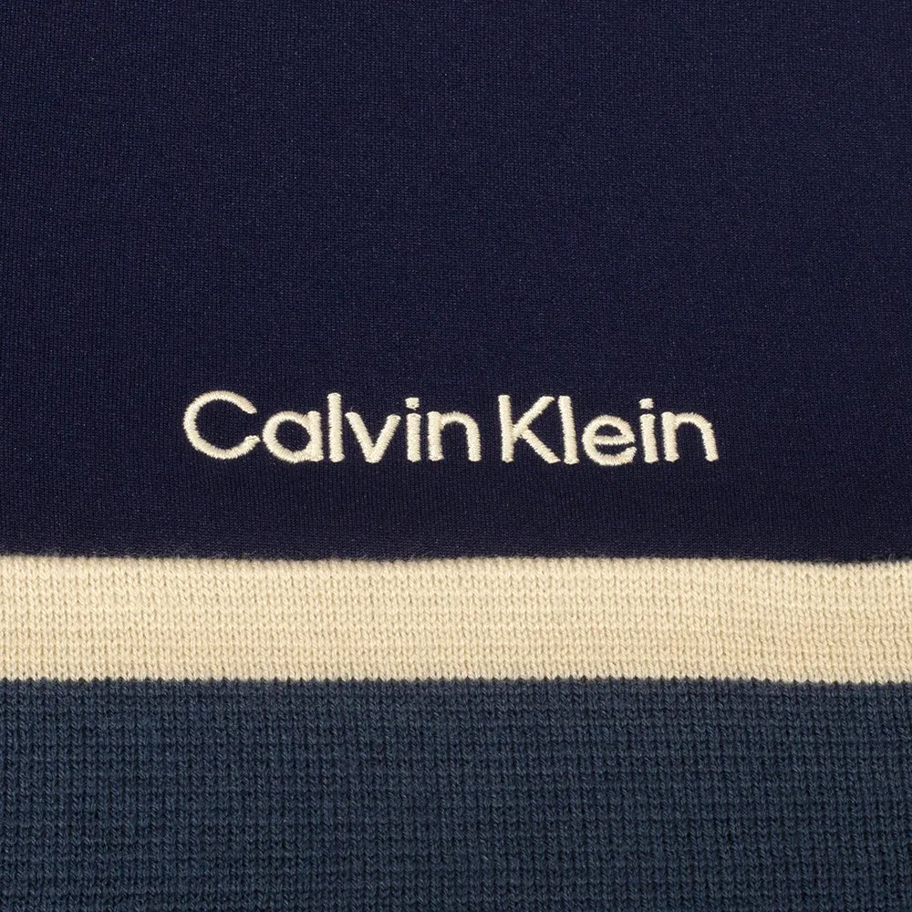 Built for the Bold Move Like You Mean It Calvin Klein Padera Hybrid Sweater - Engine Blue