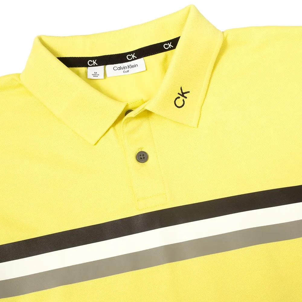Calvin Klein Parker Polo Shirt - Acid Yellow Bring the Heat