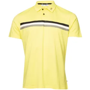 Calvin Klein Parker Polo Shirt - Acid Yellow Empower Your Journey Stay in Motion