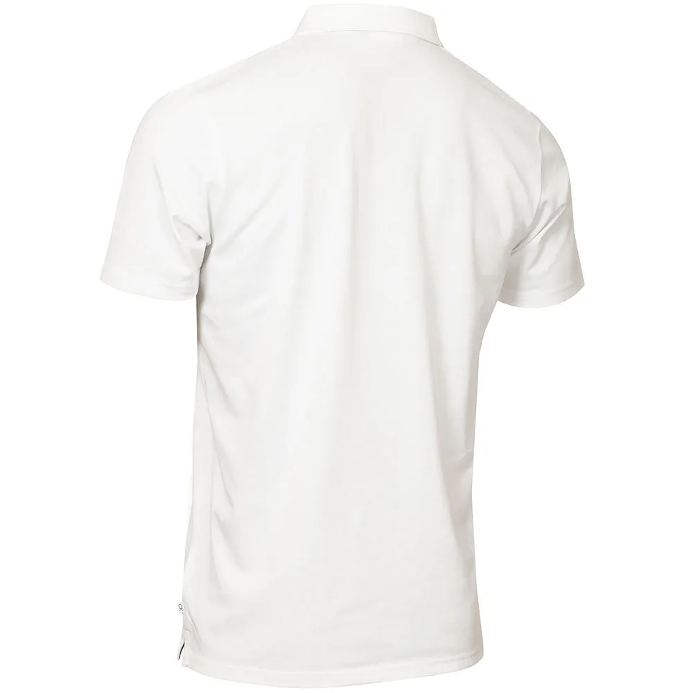 All Eyes on You Calvin Klein Parker Polo Shirt - White/Acid Yellow