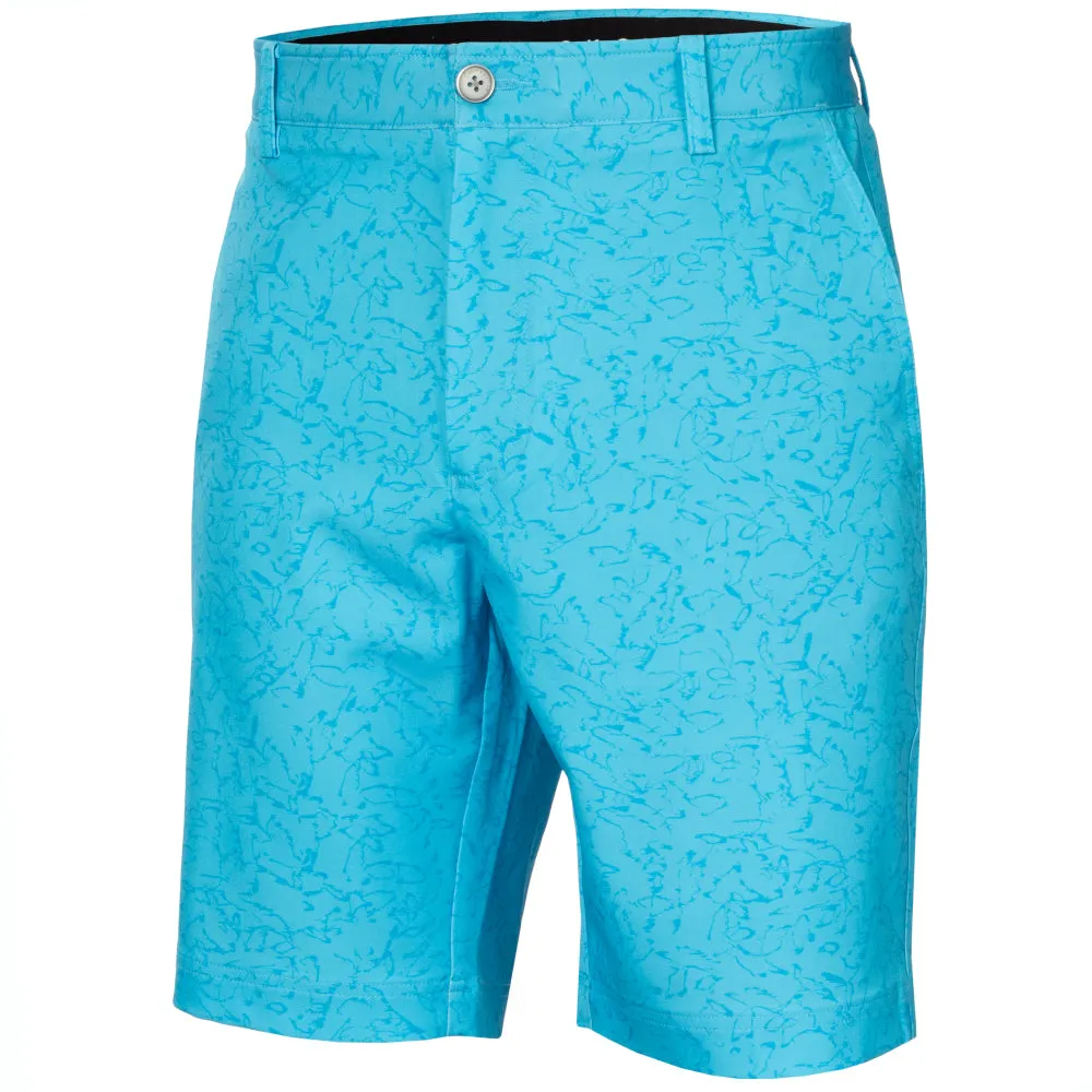 Winter Sale Gear Up and Go Calvin Klein Printed Bullet Shorts - Aquarius