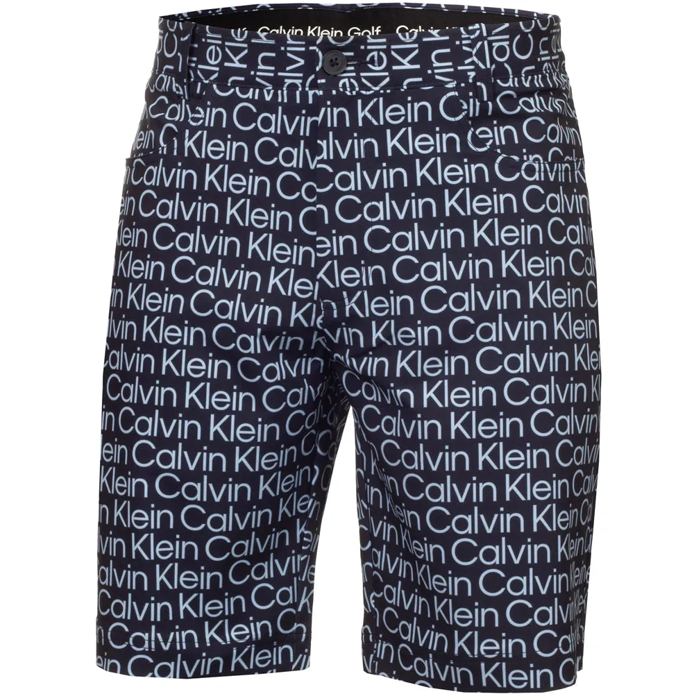 Calvin Klein Printed Genius Shorts - Evening Blue/Blue Father's Day Sale No Limits, Just Style