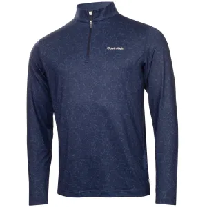 Budget Friendly Limited Time Offer Calvin Klein Printed Newport Half Zip Pullover - Navy