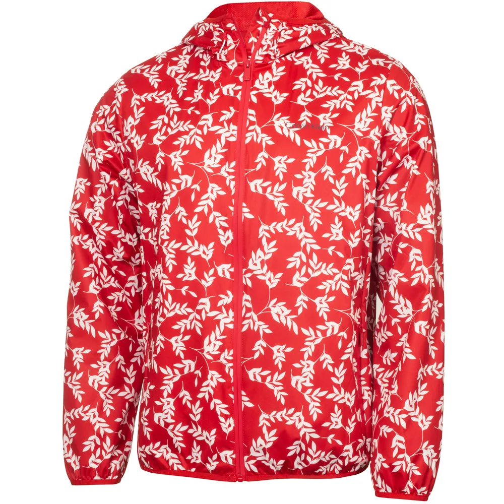 Calvin Klein Printed Windbreaker Jacket - Red/White Loud Looks, Smooth Moves