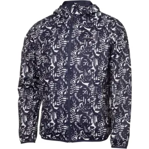 Calvin Klein Printed Windbreaker Jacket - White/Evening Blue Black Friday Exclusive Redefine Classic
