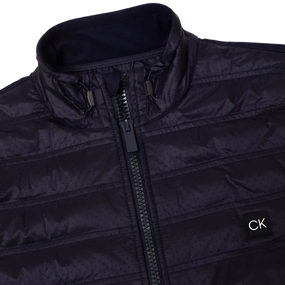 Own the Streets Economical Calvin Klein Rangewood 1/2 Zip Hybrid Pullover - Evening Blue