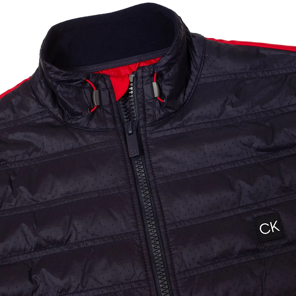Biggest Sale of the Year Black Friday Deal Calvin Klein Rangewood 1/2 Zip Hybrid Pullover - Red