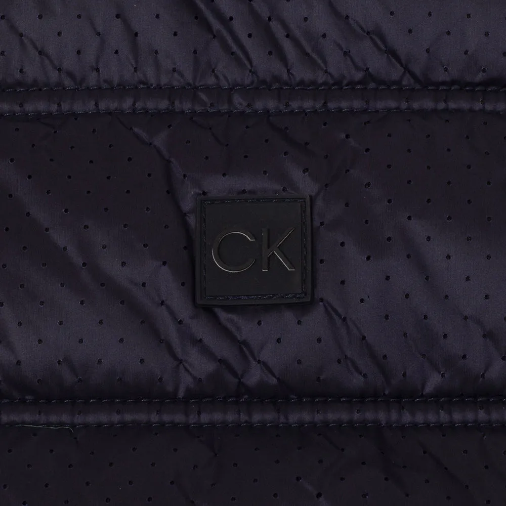 Style Meets Power Calvin Klein Rangewood Full Zip Hybrid Jacket - Evening Blue