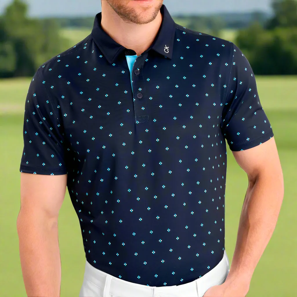 Keep Going Strong All Saints' Day Sale Calvin Klein Riverton Polo Shirt - Navy