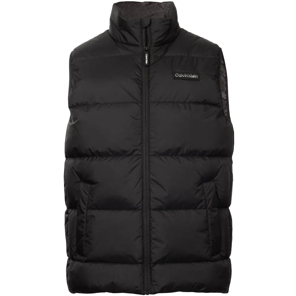 Calvin Klein Rivington Padded Gilet - Black Lead with Style