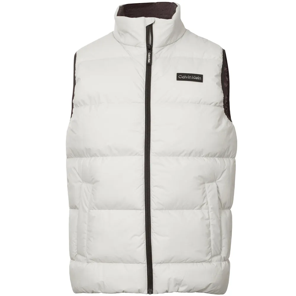Calvin Klein Rivington Padded Gilet - Silver Steal Bring the Heat