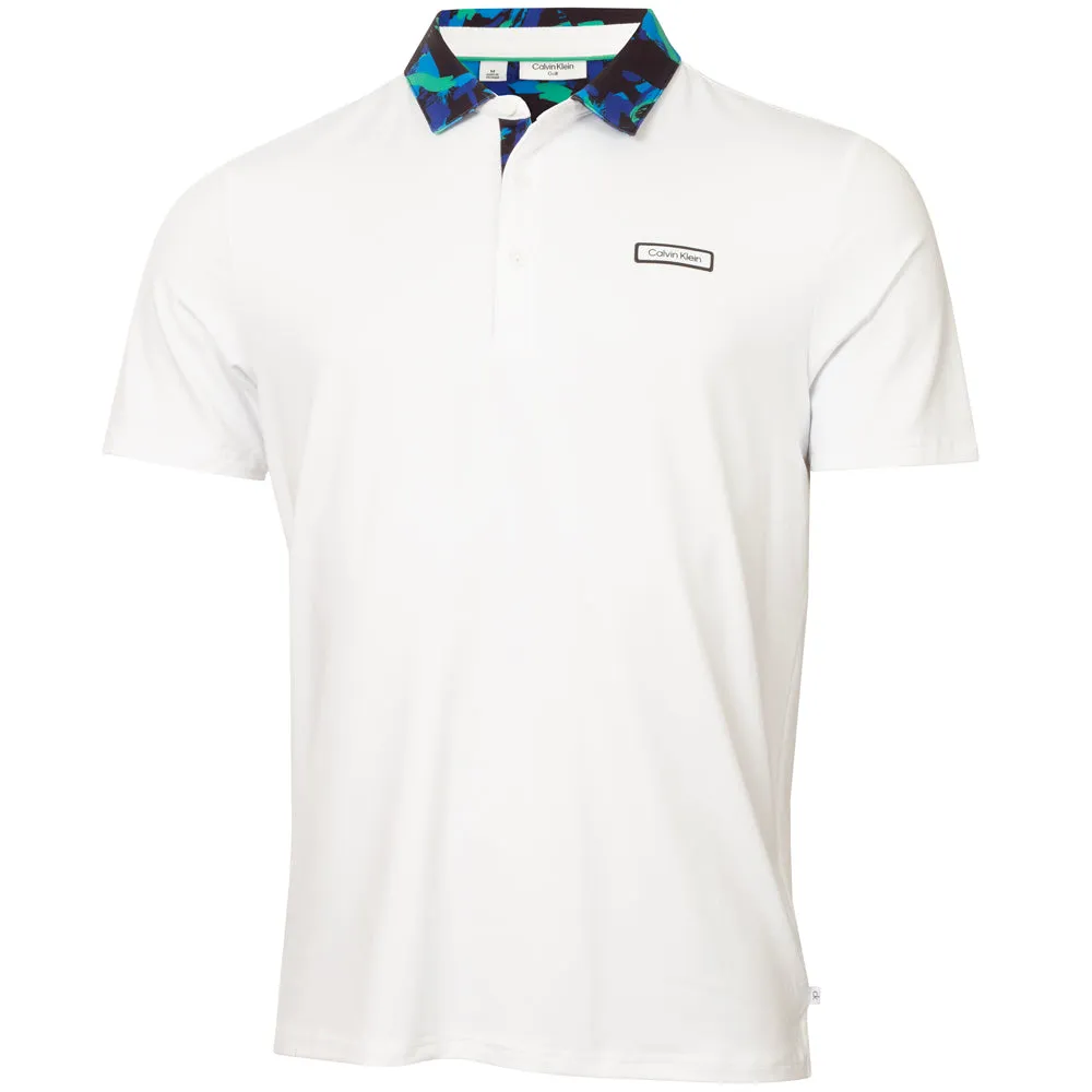 Calvin Klein Seabury Polo Shirt - White Stride with Confidence