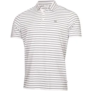 Calvin Klein Silverstone Polo Shirt - White/Evening Blue Loud Looks, Smooth Moves Affordable