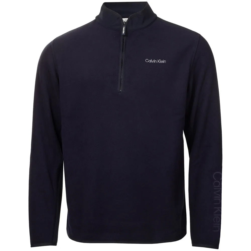 Calvin Klein Thompson 1/2 Zip Fleece - Navy Autumn Sale
