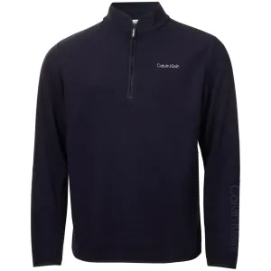 Calvin Klein Thompson 1/2 Zip Fleece - Navy Autumn Sale