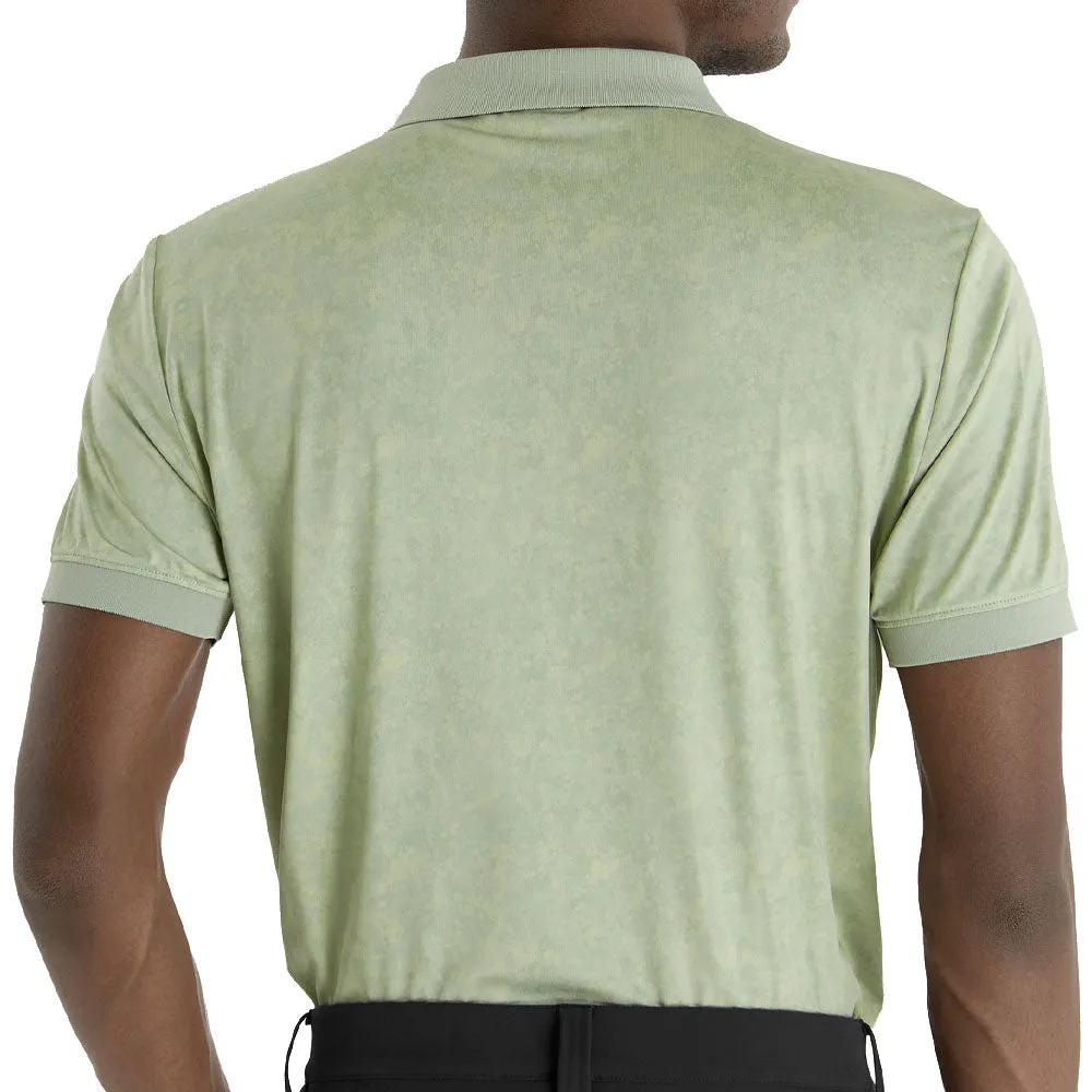 Calvin Klein Tie Dye Print Polo Shirt - Cameo Green Black Friday Deal