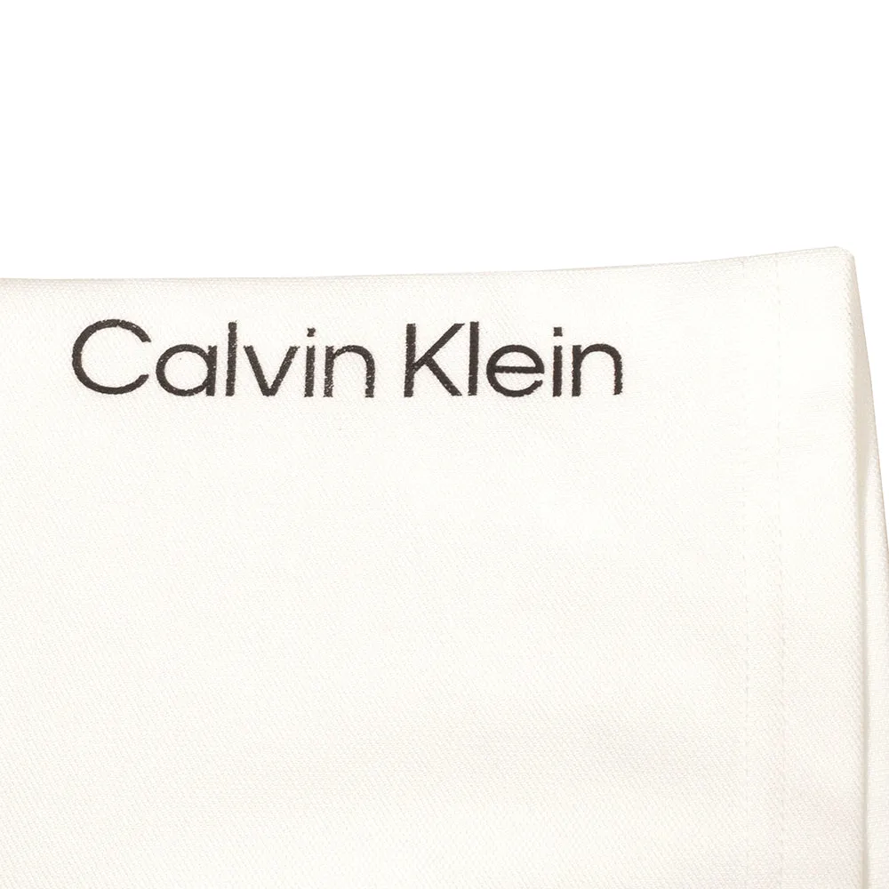Calvin Klein Uni Polo Shirt - White Lead with Style