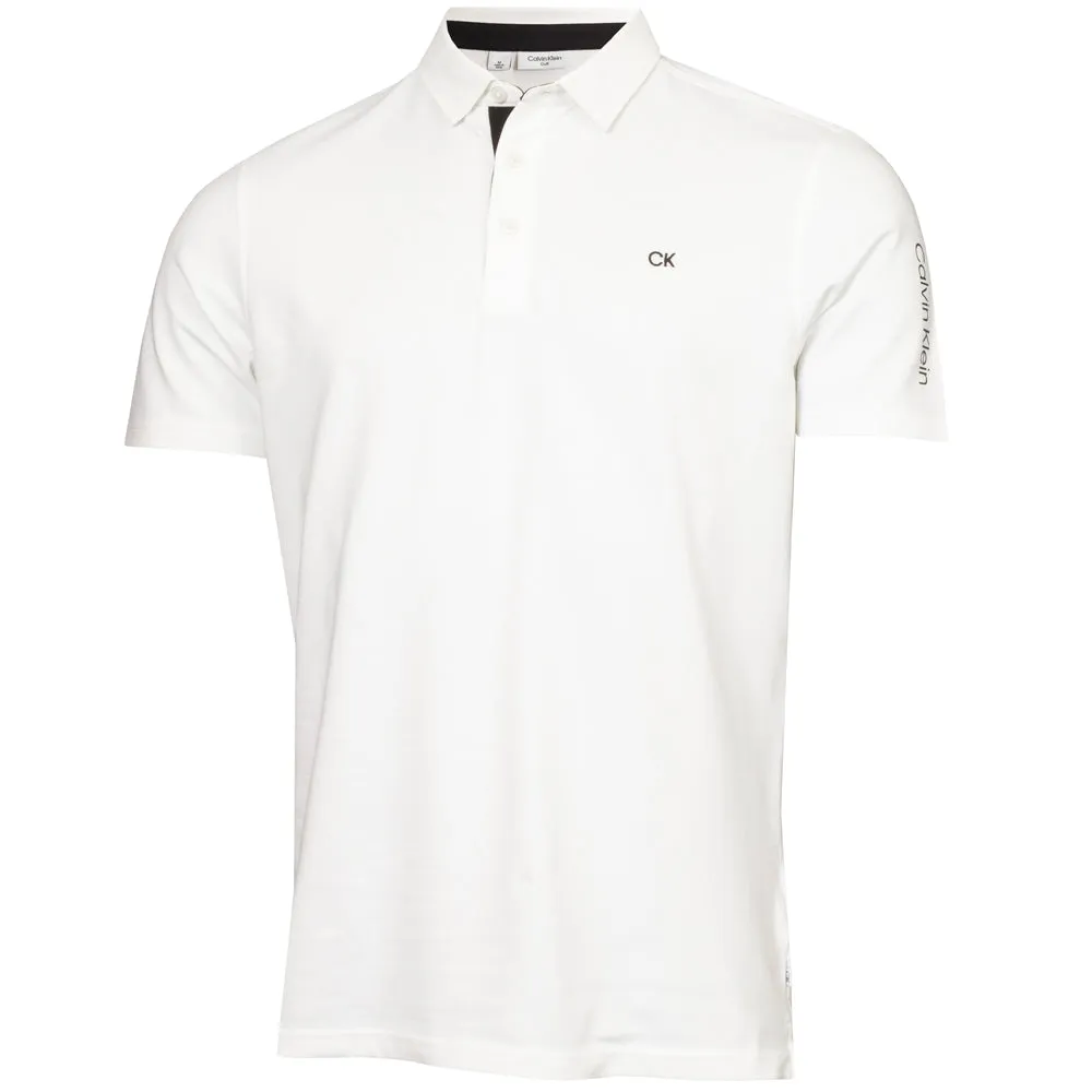 Walk Loud Big Savings Calvin Klein Uni Polo Shirt - White