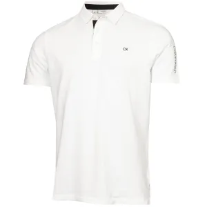 Walk Loud Big Savings Calvin Klein Uni Polo Shirt - White