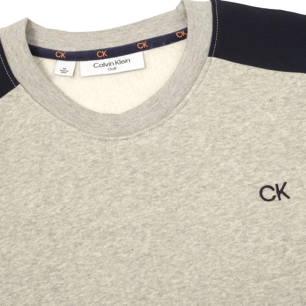 Made to Turn Heads Calvin Klein Walker Crew Neck Sweater - Pale Silver Marl