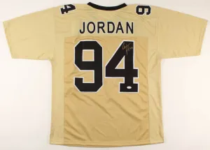 Cameron Jordan Signed New Orleans Saints Gold Jersey (JSA COA) 3Pro Bowl D.E.