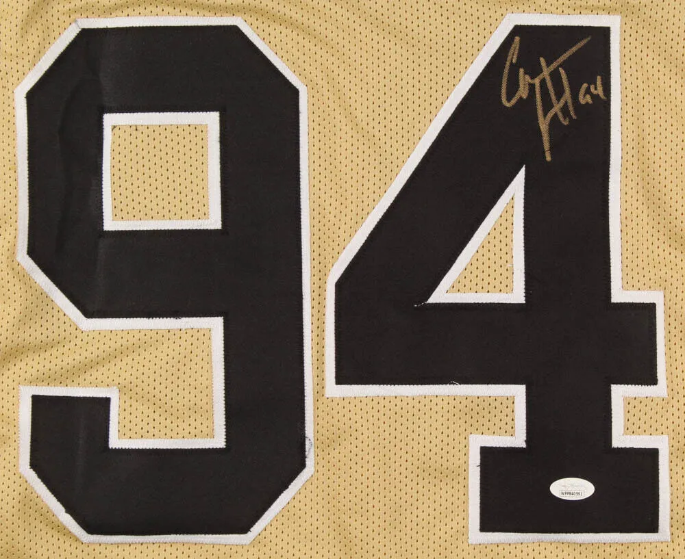 Cameron Jordan Signed New Orleans Saints Gold Jersey (JSA COA) 3Pro Bowl D.E.
