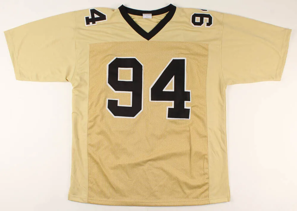 Cameron Jordan Signed New Orleans Saints Gold Jersey (JSA COA) 3Pro Bowl D.E.