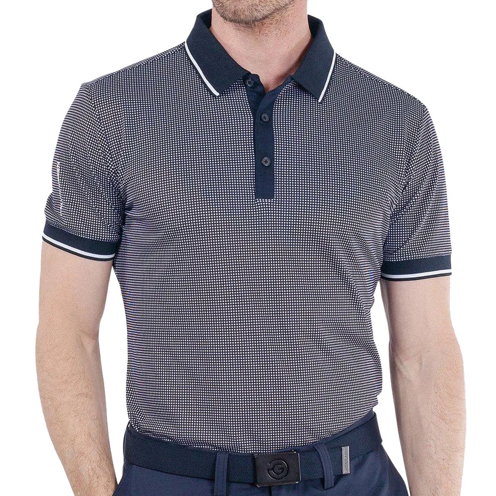 Galvin Green Miller Polo Shirt - Navy/White All Eyes on You Black Friday Sale