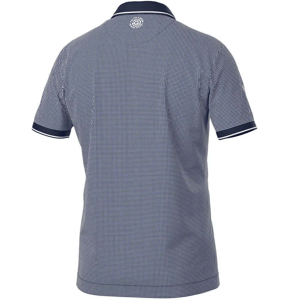 Built to Perform Galvin Green Miller Polo Shirt - Navy/White