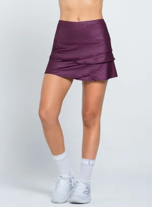 Long All That Shimmers Scallop Skirt Made to Move