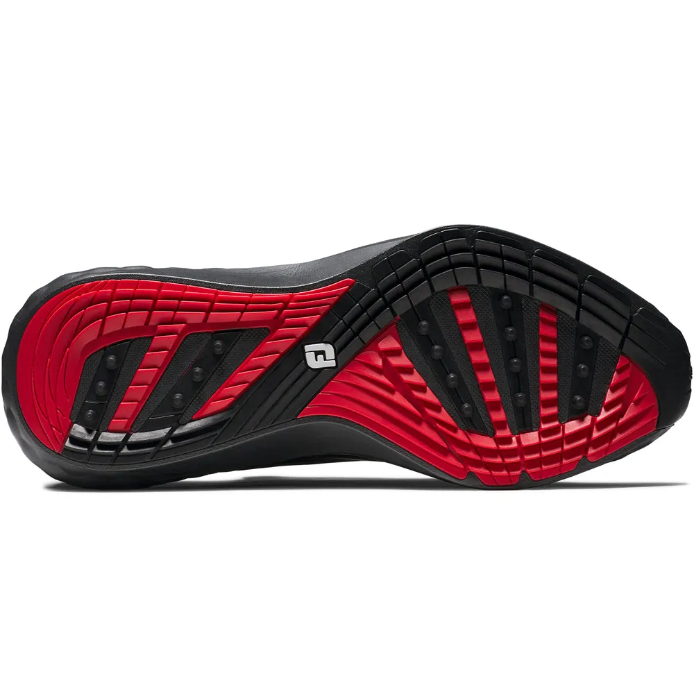 Be Unstoppable Gear Up and Go Footjoy Quantum Spikeless Shoes - Black/Grey/Red