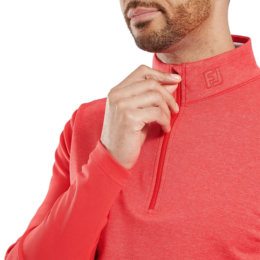 Footjoy Tonal Heather Chill-Out Pullover - Hibiscus Made to Move Black Friday Sale