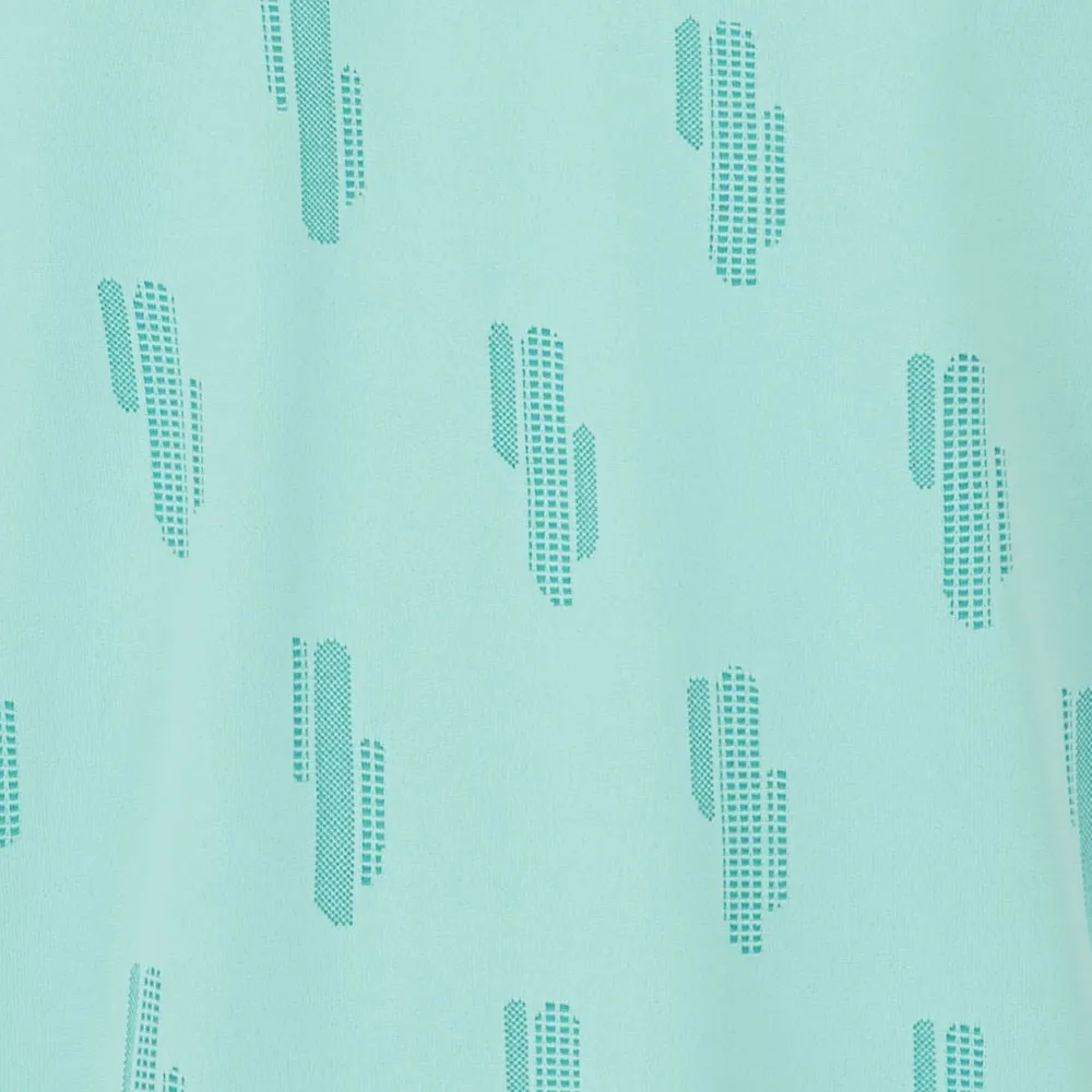 Ping Arizona Cactus Polo Shirt - Aruba Blue Multi Built to Perform Loud Looks, Smooth Moves