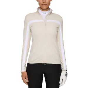 J.Lindeberg Women'S Seasonal Janice Golf Mid Layer - Moonbeam Special Offer Bring the Heat