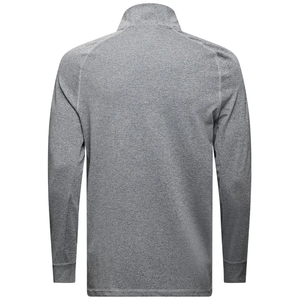 Limited Time Offer Christmas Day Sale Mizuno Melange 1/4 Zip Pullover - Black