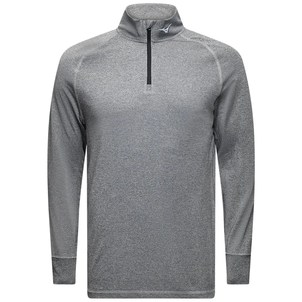 Mizuno Melange 1/4 Zip Pullover - Black Deal Of The Century Chase What Moves You