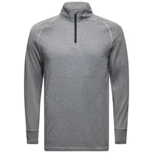 Mizuno Melange 1/4 Zip Pullover - Black Deal Of The Century Chase What Moves You