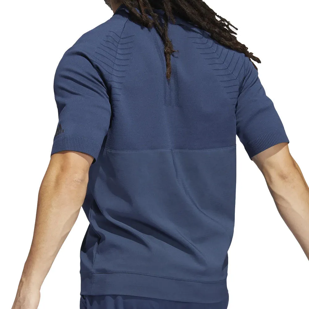Rise Every Time Adidas Primeknit Lightweight 1/4 Zip Pullover - Crew Navy