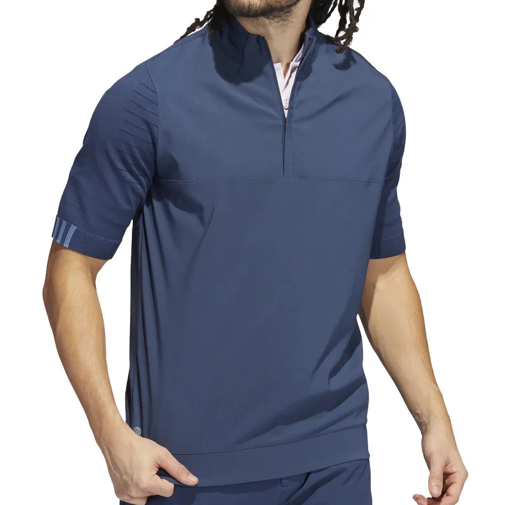 Big Savings Great Value Adidas Primeknit Lightweight 1/4 Zip Pullover - Crew Navy